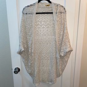 Cream Knit Boho Cardigan